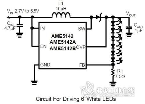 AME5142/5142A/5142B Simple Application Circuit 