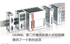 CX2000 ：第二代模块化嵌入式控制器