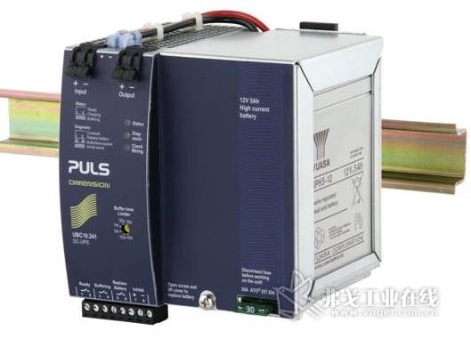PULS普尔世的带单个12V电池的、一体式的24V直流不间断电源UBC10.241