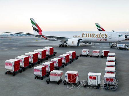 阿联酋航空货运部SkyCargo接收的第十架波音777全货机
