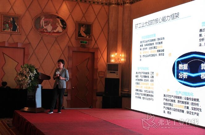 阿里云杨国彦女士围绕智能大数据解决方案主题发表演讲