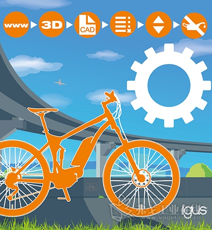 在线订购链轮等耐磨零件：访问igus网站，查看3D打印服务，上传CAD文件，选择材料和数量，就可在3-5天内收到定制的免润滑3D打印部件。（来源：igus GmbH）