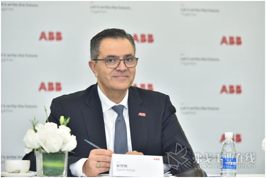 ABB集团机器人及运动控制事业部总裁安世铭先生