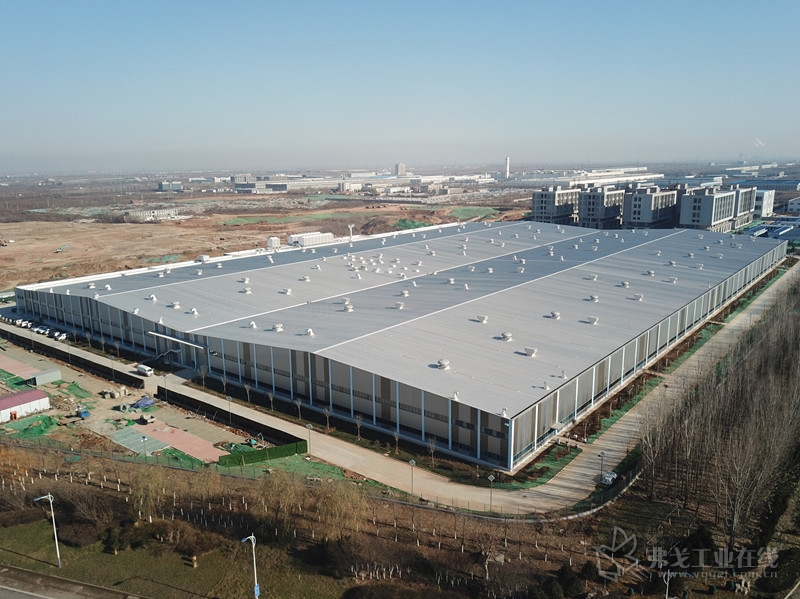 Festo济南新全球生产中心一期厂房俯瞰图