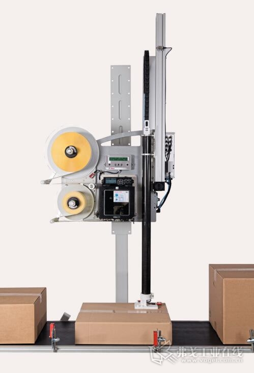 Legi-Air 6000型高速贴标机：每小时可以处理2400件不同高度的纸盒