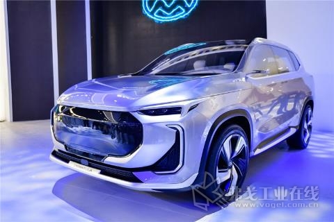 最近在北京汽车展上亮相的上汽大通仿生智能纯电动SUV概念车，是该公司众多新一代汽车创新之一。