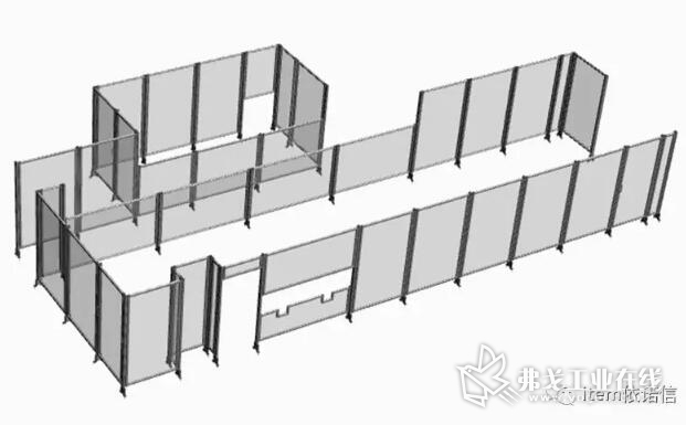 围栏和立柱可单独模块化组装，现场可快速安装使用