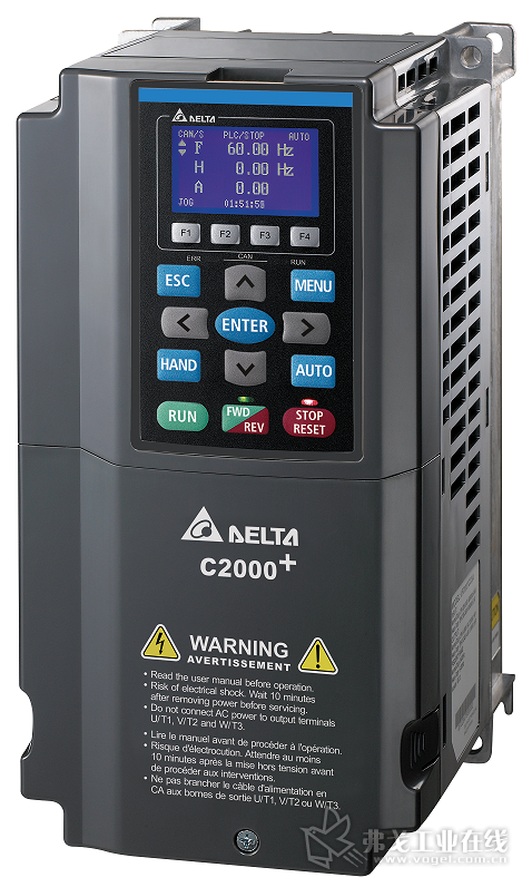 高功能通用型矢量控制变频器C2000 Plus系列可大幅提高过载能力从120%到150%；