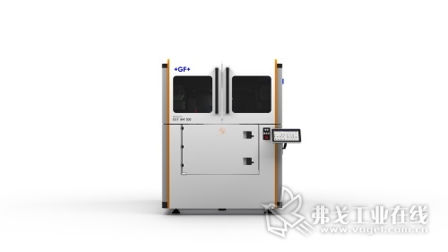 GF加工方案的AgieCharmilles CUT AM 500特别适用于分离金属3D打印件，速度快、运行成本低，确保工件完整性并提供自动化就绪能力