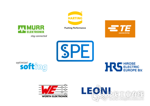除了浩亭、TE Connectivity和HIROSE外，WürthElektronik、LEONI、Murrelektronik和Softing IT Networks等公司也支持将SPE技术作为工业物联网(IIoT)的未来基础架构解决方案。